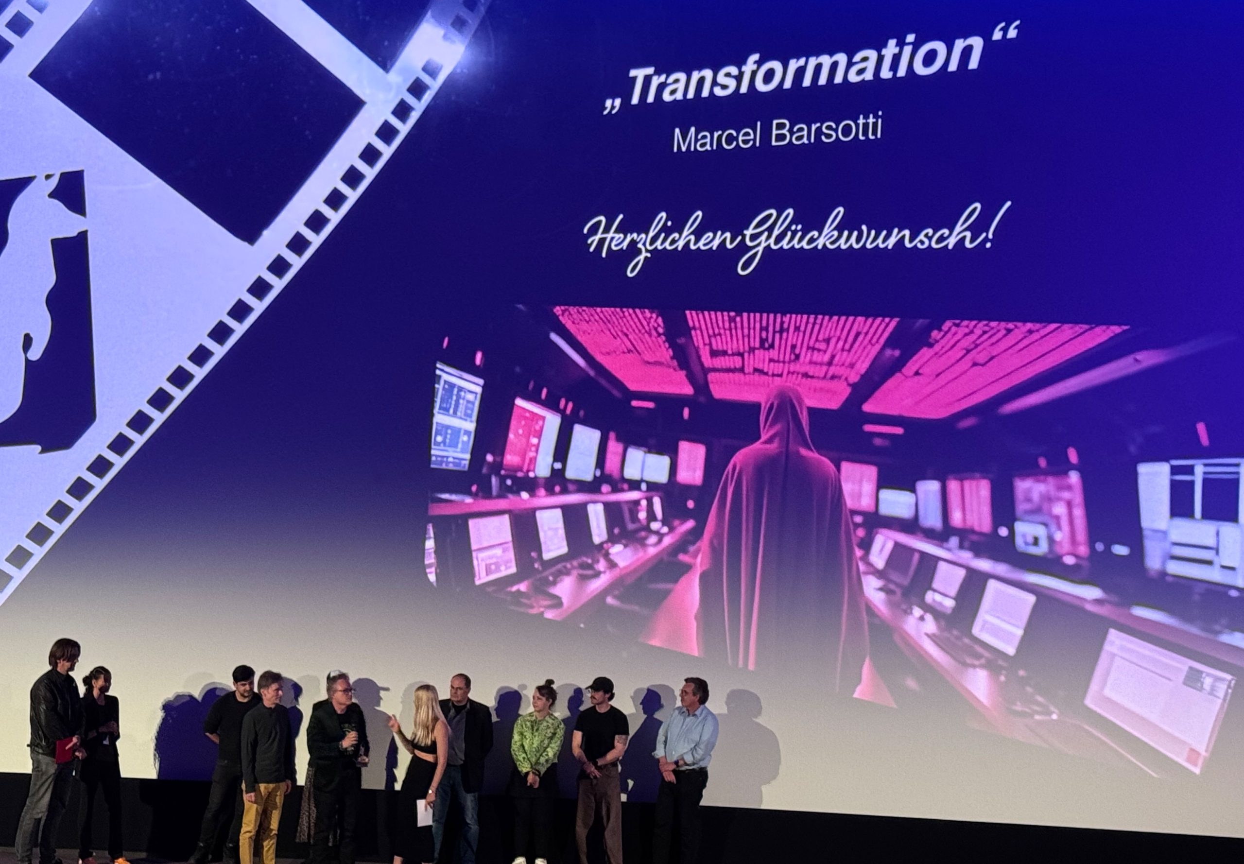 Gewinnerfilm in der Kategorie: Filmprojekte mit Einsatz von KI Transformation von Marcel Barsotti
